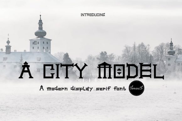 A City Model: A Display Font That Turns Abstract Into Impact