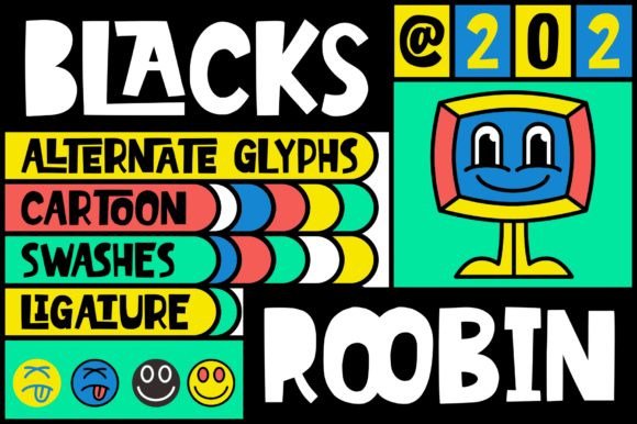 Blacks Roobin: A Display Font That Feels Like Handmade Magic