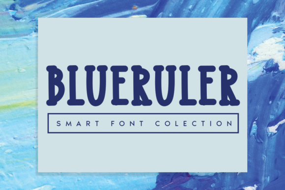 Blueruler: A Chunky Display Font That Brings Brands to Life