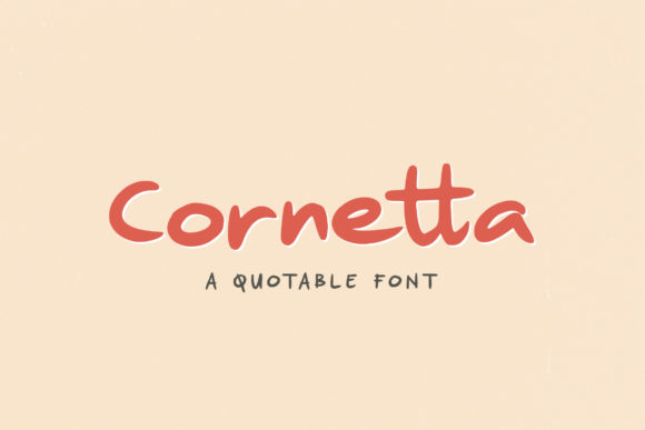 Cornetta: The Playful Display Font for Web Design