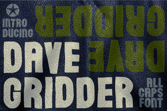 Dave Gridder: A Strong Display Font for Web Headlines