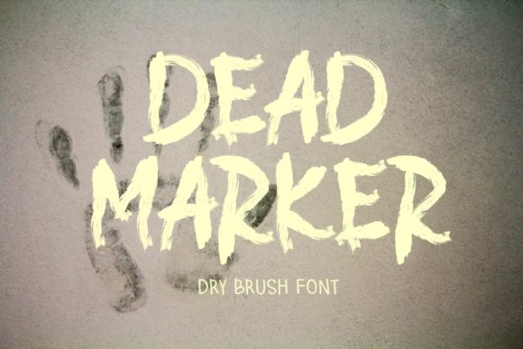 Dead Marker: A Quirky Display Font for Campaign Designers