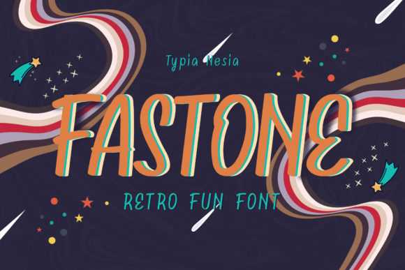 Fastone: A Joyful Display Font for Crafters and Makers