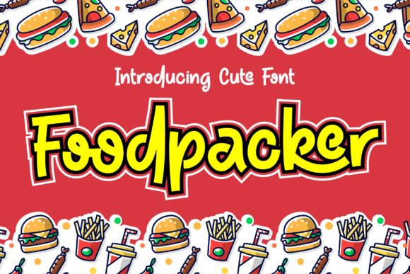 Foodpacker: A Playful Display Font for Campaign Creatives
