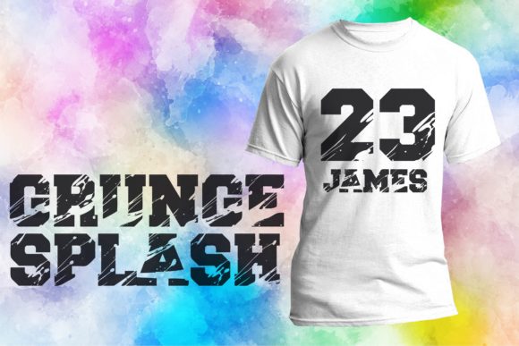 Grunge Splash: A Display Font for Editorial Soul