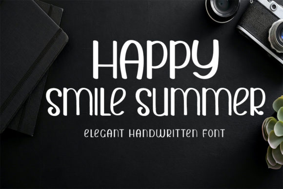 Happy Smile Summer: A Display Font That Feels Like Sunlight