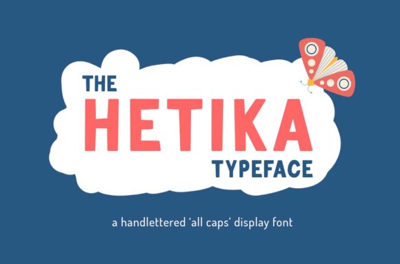 Hetika: A Bold Display Font for Editorial Design