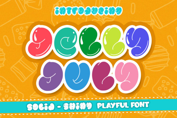 Jelly July: A Playful Display Font That Elevates Real Small Business Branding