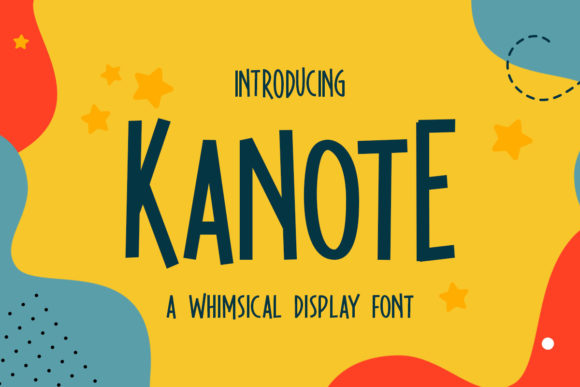 Kanote: A Quirky Display Font for Editorial Design