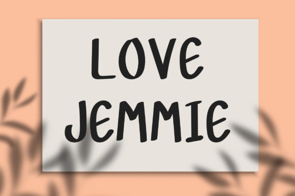 Love Jemmie: A Playful Display Font for Bright Editorial Moments
