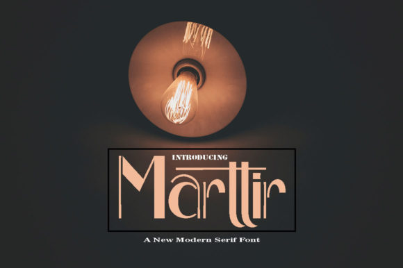 Marttir: A Display Font That Makes Small Brands Look Big