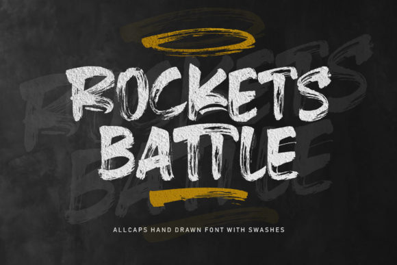 Rockets Battle: The Display Font That Commands Digital Attention