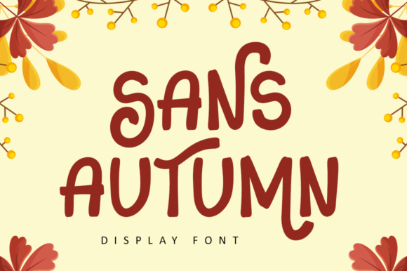 Sans Autumn: A Friendly Display Font for Warm Branding