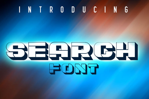 Search Display Font for Handmade Labels & Printables