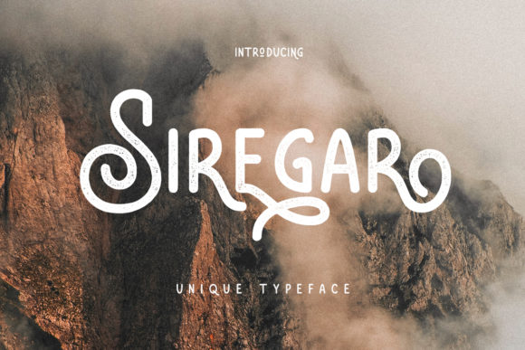 Siregar: A Vintage Display Font for Bold Brand Storytelling