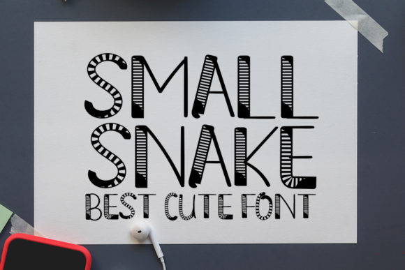 Small Snake: A Quirky Display Font for Memorable Branding