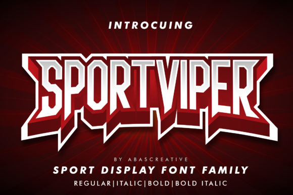 Sport Viper: A Bold Display Font That Elevates Digital Branding
