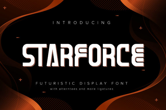 Starforce: A Clean Futuristic Display Font for Modern Branding