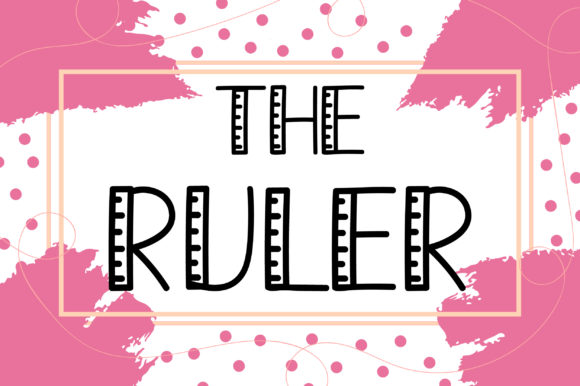 The Ruler: A Display Font That Anchors Your Message
