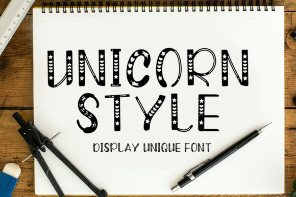 Unicorn Style: A Display Font for Vibrant Editorial Layouts